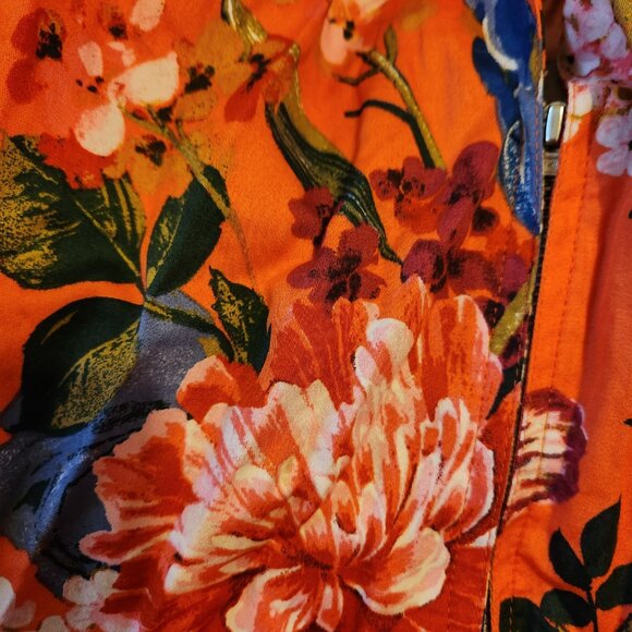 Bernie dexter orange floral kelly - Picture 3 of 3